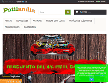 Tablet Screenshot of patilandia.com